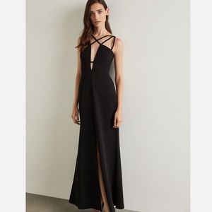 BCBG Parker cage gown- worn once. Black. Size 8